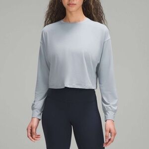 lululemon athletica Gray Crop Top